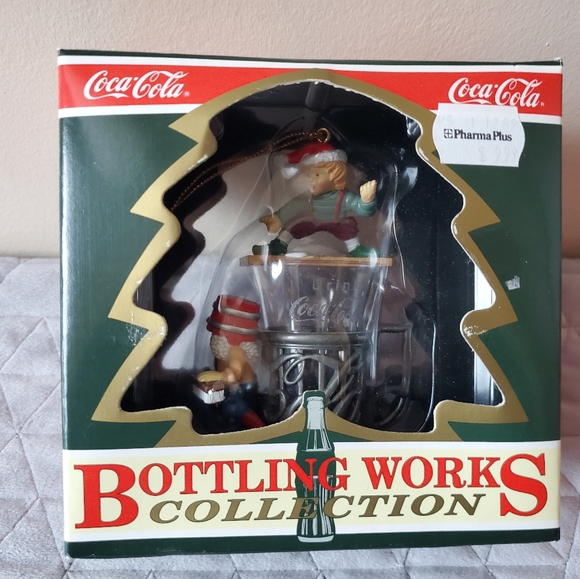 Coca cola ornaments vintage bottling works - Picture 1 of 5